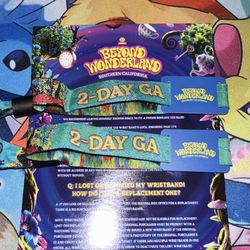  Beyond Wonderland 2-Day Wristbands
