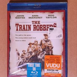 THE TRAIN ROBBERS Blu-ray 1973/2015 Brand New John Wayne Ann Margaret Rod Taylor