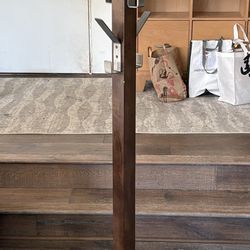 Crate & Barrel Leigh Standing Coat Rack