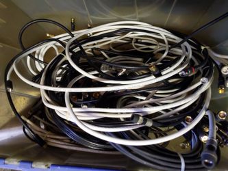 Box of BNC, RG59/RG6 Coaxial cables