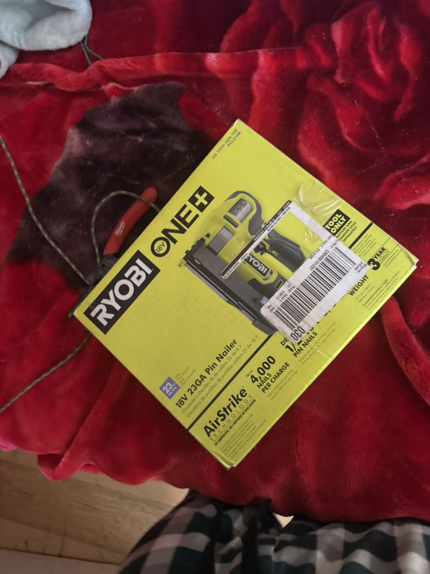 Ryobi Pin Nailer 23 Gauge