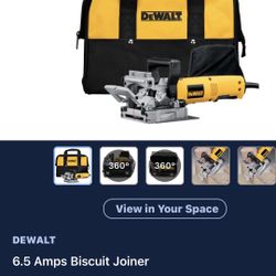 Dewalt Biscuit Joiner  6.5 amps $219 obo