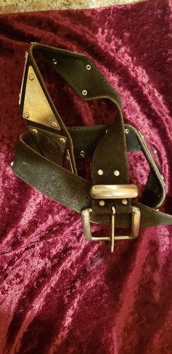 Leather belt