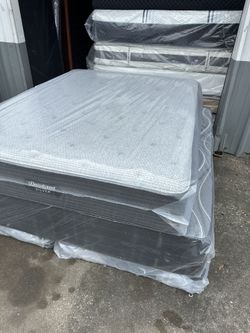 Brand new full size deluxe mattress $180 same day delivery available