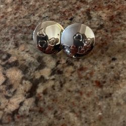 HEART EARRINGS ROUND SURGICAL STEEL