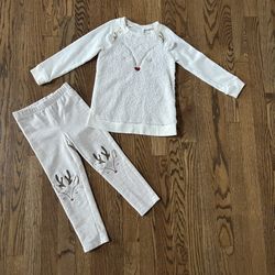 Size 4 Baby Gap Holiday Reindeer Outfit