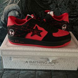 Bapes Sz 12 Miles Morales Spider Man Custom