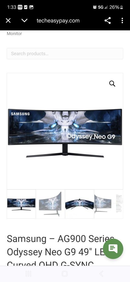 Samsung Odyssey Gaming Monitor