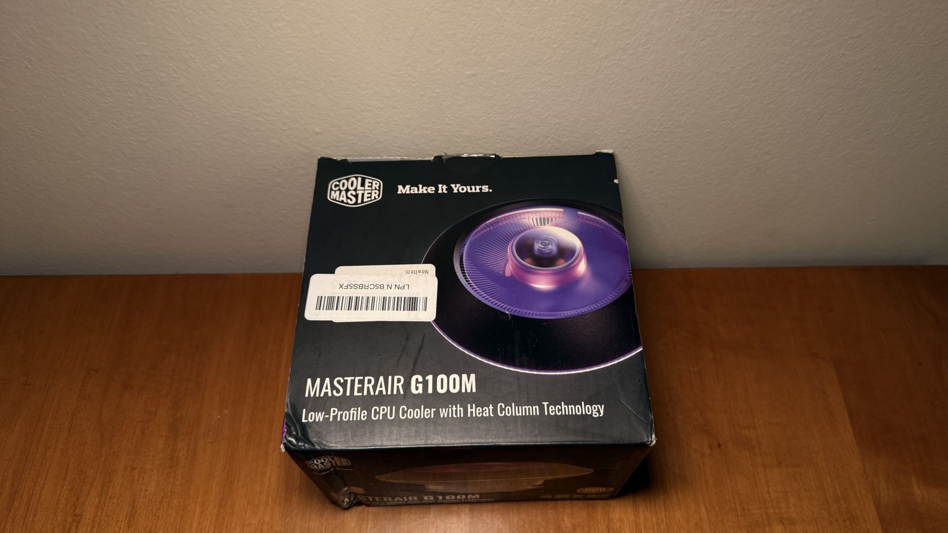 Cooler Master MasterAir G100M RGB Low-Profile CPU Air Cooler, 39.4 mm Ultra-Low