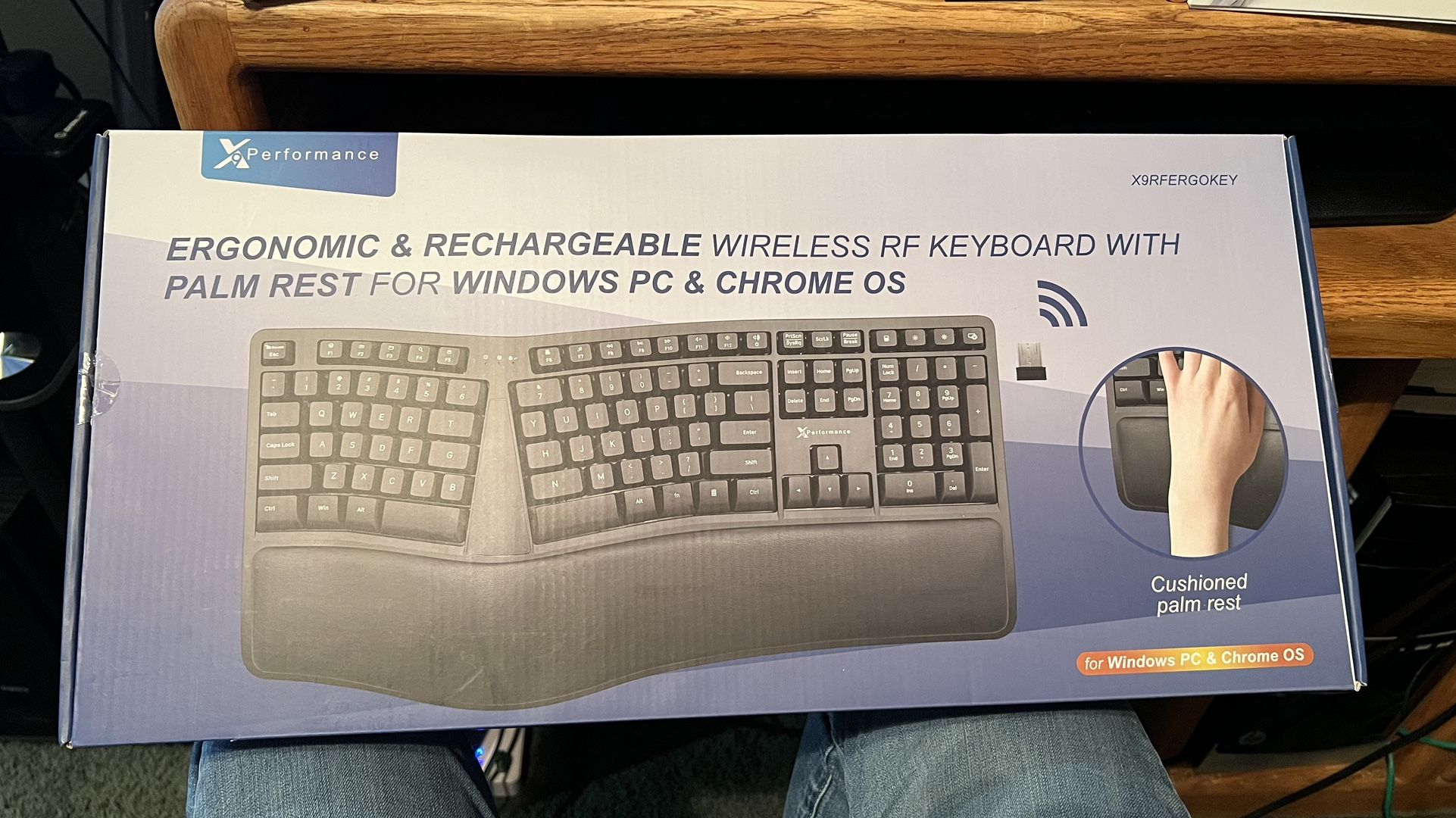 Ergonomic Keyboard With Palm Rest