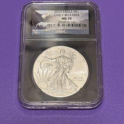 2014 Silver Eagle MS 70 