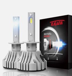 KATANA H1 LED Headlight Bulbs 12000LM 72W 6500K Extremely Bright Conversion Kit