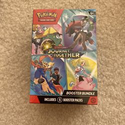 Pokemon Journey Together Booster Bundle And Sleeves