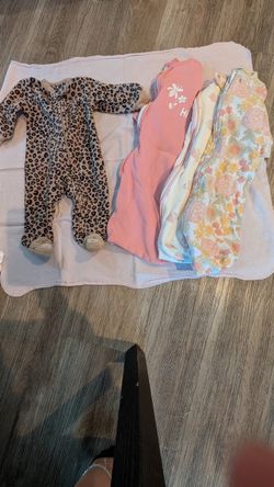 Baby Girl Sleeper and Sleep Sack