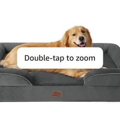 Orthopedic Dog Bed for Extra Large Dogs - XL Plus Waterproof Dog Sofa Beds, Supportive Foam Pet Couch Bed with Removable Washable Cover, Waterproof Li