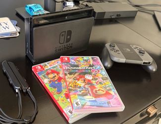 Nintendo Switch V2 Bundle + Mario Kart 8 & Mario Party Superstars