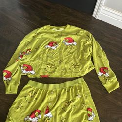 Grinch Pajama Set 
