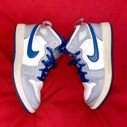 Toddlers Jordan Retro 1 Mid ‘Cement True Blue’ (13.5c)