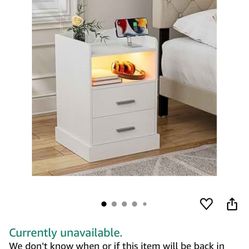 LED Bedside Table