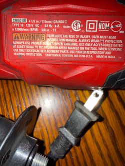 Craftsman grinder