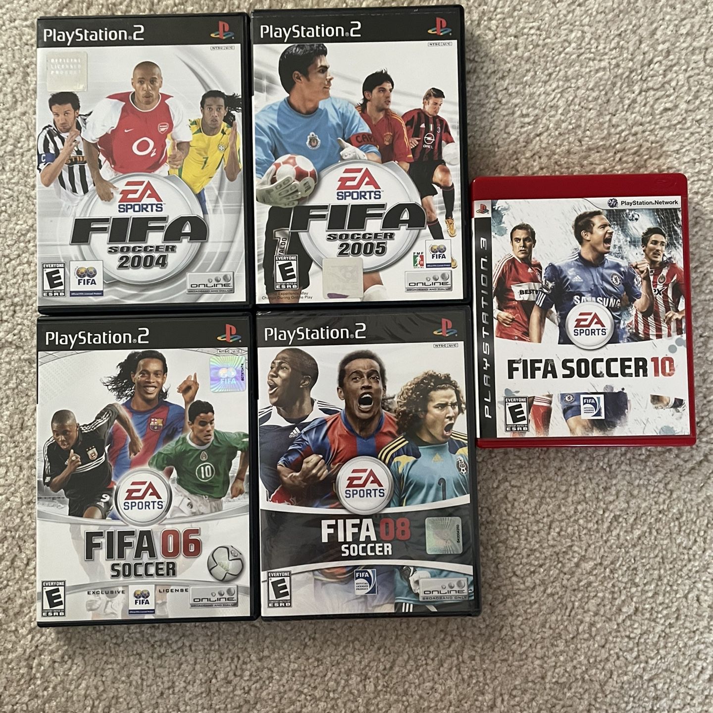 PS2 FIFA Soccer Collection and PS3 FIFA 2010