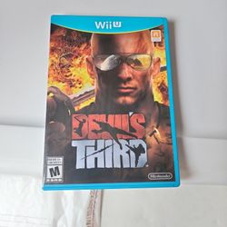 Devil's Third (Nintendo Wii U, 2015) CIB MINT