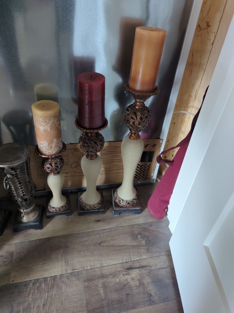 Candle Holders With Candles