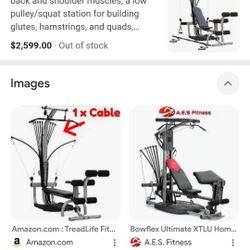 Bowflex Home Gym Barely Used 