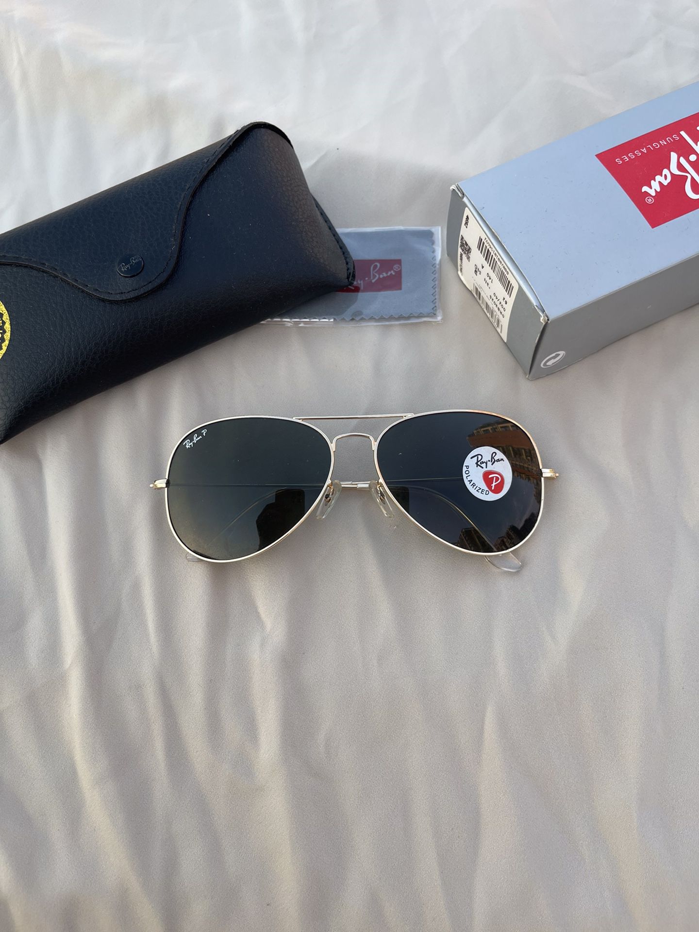 Polarized Lenses Aviator 3025 Unisex Gold Sunglasses