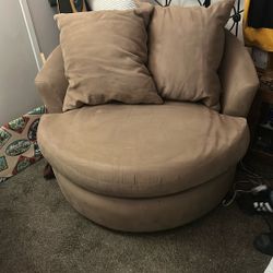 360 Rotating Single Circle Couch