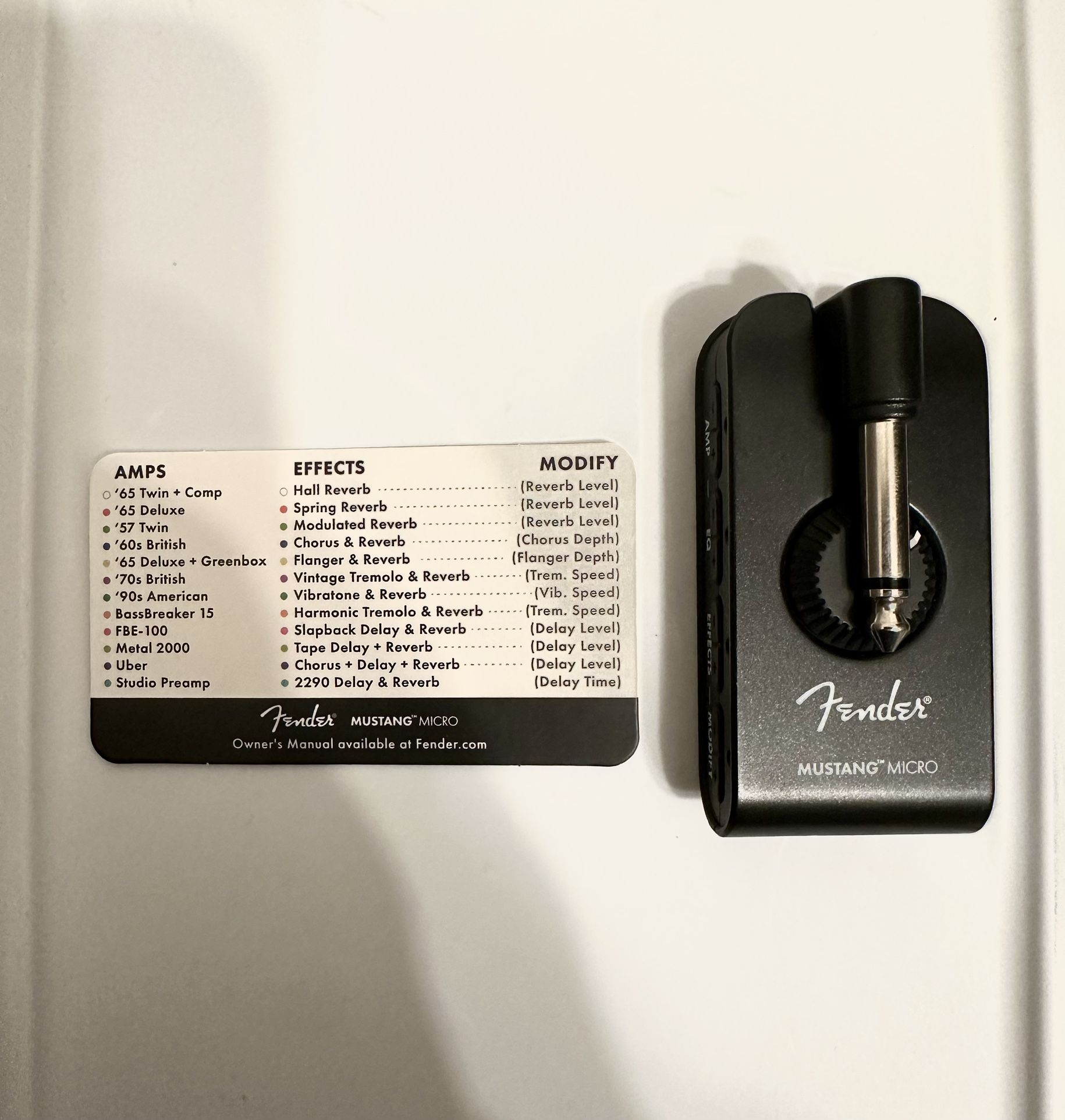 Fender Mustang Micro