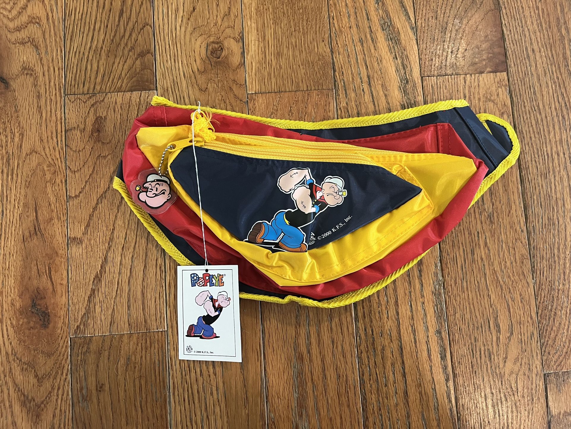 Popeye Sailorman Fanny Pack Waist Bag Adjustable Vintage Y2K 2000 New KFS