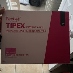 Beetles Tipex Instant Apex Sculpted Acrylic Nail Tips - 256 pcs