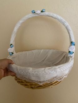 Decorated Christening/Baptism/ Wedding basket
