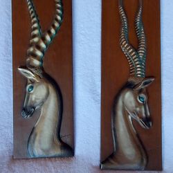 Solid Wood Impala Wall Art Burwood 