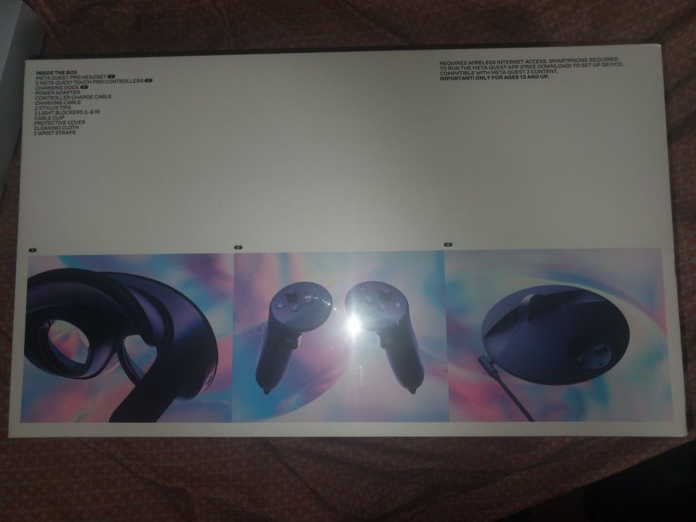 Meta quest pro, IPad Pro 12.9 Inch 512gb, Microsoft Surface Go 3