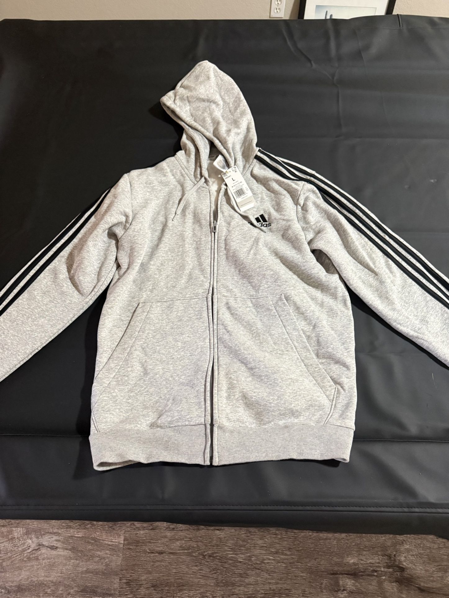 Adidas Men Zip Up With Tag