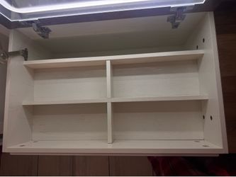 Prebuilt Makeup Vanity Desk With Mirror and Lights