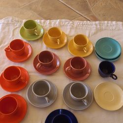 22- Pc Vintage Fiesta Cups  & Saucers , 
