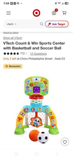 VTech Count & Win Sports Center with Basketball