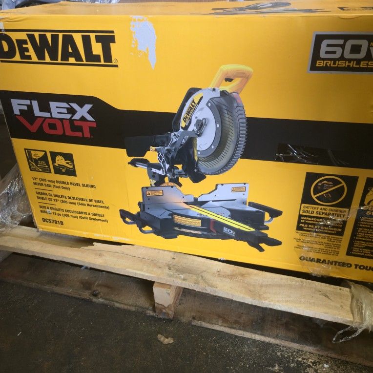 DEWALT 60V Lithium-lon 12in. Cordless Sliding Miter Saw (Tool Only)