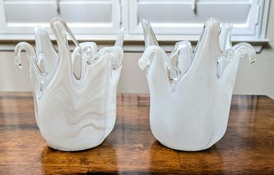 2 Murano Glass Vases