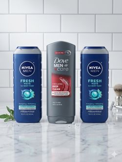 Men's Body Wash Bundle – Nivea & Dove