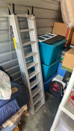 aluminum attic folding ladder