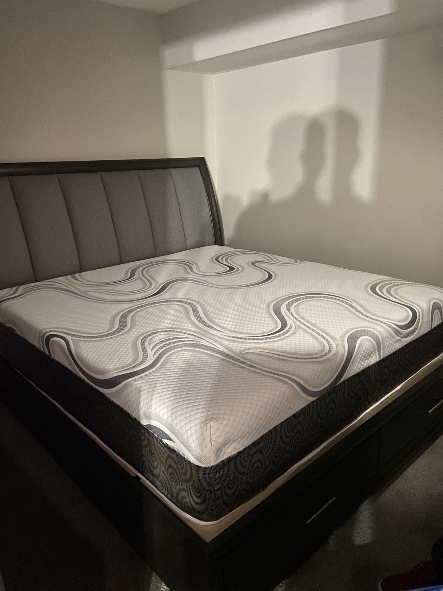 Queen Memory Foam Gel Come With Free Box Spring Free Delivery To Reasonable Distance