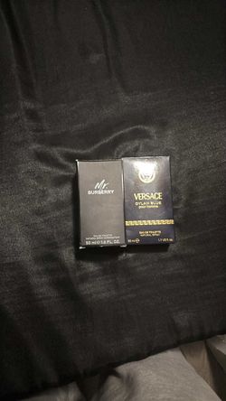 Versace and Burberry cologne