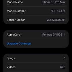 iPhone 15 Pro Max 256gb 