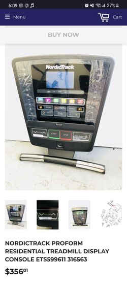 NordicTrack Proform Residential Treadmill Display Console ETS599611 316563