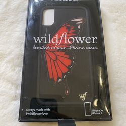 WILDFLOWER Red Wing iPhone XXs Case Limited Rare|