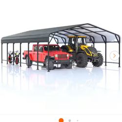 20 ft. W x 30 ft. D Metal Carport, Car Canopy and Shelter